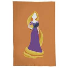 Pano De Prato Nerderia Rapunzel
