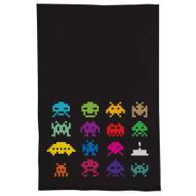 Pano De Prato Nerderia Space Invader