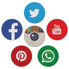 Porta Copos Nerderia e Lojaria social media colorido