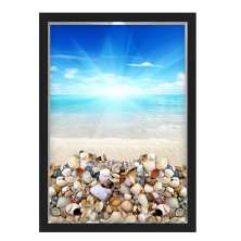 QUADRO CAIXA 33X43  PORTA TAMPINHA CERVEJA NERDERIA E LOJARIA conhas praia sol preto