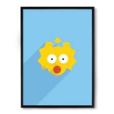 Quadro / Poster Nerderia Simpsons Maggy