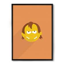 Quadro / Poster Nerderia Simpsons Nelson
