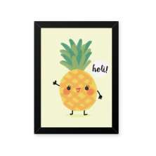 Quadro Abacaxi Fofo 23X33