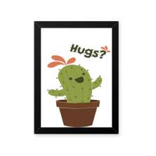 Quadro Cacto Hug 23X33