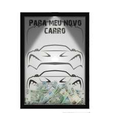 Quadro Caixa  COFRE 33x43 cm (Com Led) Lojaria e Nerderia. _car8 preto