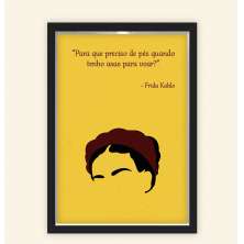 Quadro Caixa 23X33cm Frida Voar
