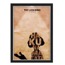 Quadro Caixa Lion King 01
