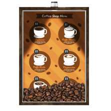 Quadro Caixa Porta Grãos Café 23X33cm