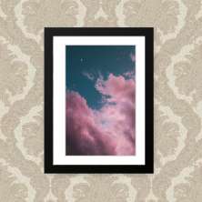 Quadro Ceu Rosa 23X33