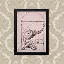 Quadro Decorativo 23x33cm Nerderia e Lojaria teorema preto