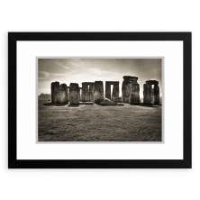 Quadro Decorativo 33x43cm Nerderia e Lojaria  Stonehenge preto