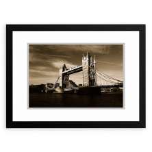 Quadro Decorativo 33x43cm Nerderia e Lojaria  bridge preto