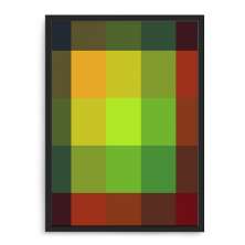 Quadro Decorativo 33x43cm Nerderia e Lojaria geometrica 13 preto