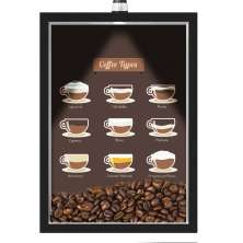Quadro Decorativo Café Nerderia 30X40 Com Iluminação Led