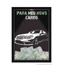 Quadro Decorativo Moto E Carros Nerderia Com Iluminação Led