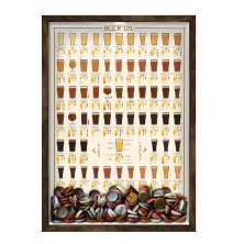 Quadro Decorativo Nerderia 33x43cm