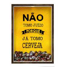 Quadro Decorativo Nerderia 33x43cm