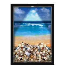 Quadro Decorativo Porta Conchas Nerderia - Iluminação Led