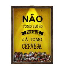 Quadro Decorativo Porta Tampinha/Lacre Cerveja Nerderia -Iluminação Led