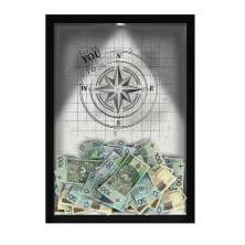 Quadro Decorativo Viagens Nerderia -Iluminação Led
