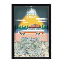 Quadro Decorativo Viagens Nerderia -Iluminação Led