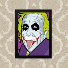 Quadro Einsten Joker 23X33