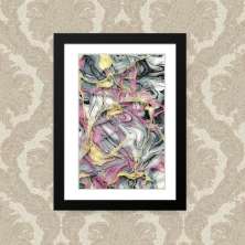 Quadro Fios Abstratos 23X33