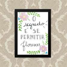 Quadro Florescer 23X33