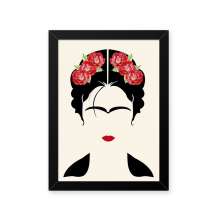 Quadro Frida Flor 23X33