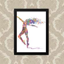 Quadro Frida Floral 23X33