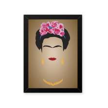 Quadro Frida Marrom 23X33