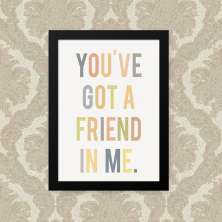 Quadro Friend 23X33