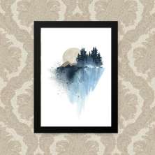 Quadro Ilha 23X33