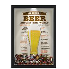 Quadro Led Porta Tampinhas Nerderia Led Cerveja How To Order A Beer
