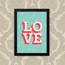 Quadro Love 23X33