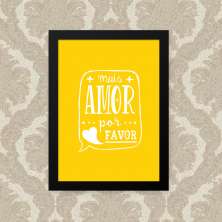 Quadro Mais Amor 23X33