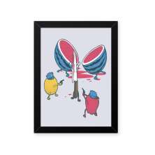 Quadro Melancia Faca 23X33