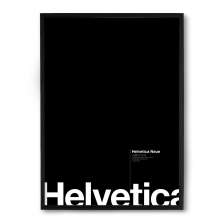 Quadro Nerderia Helvetica Preto