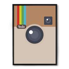 Quadro Nerderia Instagram
