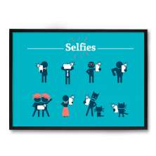 Quadro Nerderia Selfie