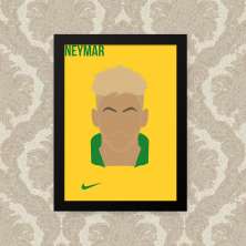 Quadro Neymar 23X33