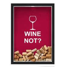 Quadro Porta Rolhas Nerderia Wine Not