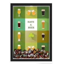 Quadro Porta Tampinhas Nerderia Have A Beer
