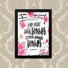 Quadro Sonhos 23X33