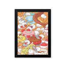 Quadro Ursos Comendo 23X33