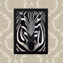 Quadro Zebra Foco 23X33cm