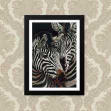 Quadro Zebras 23X33cm