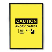 Quadro/Poster Nerderia Angry Gamer