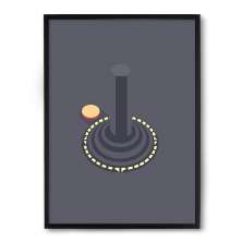 Quadro/Poster Nerderia Atari