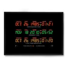 Quadro/Poster Nerderia Back To The Future Timer